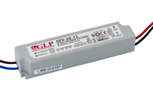 Zasilacz 15V/1.33A, CV, non-PFC, IP67 plastic, LED