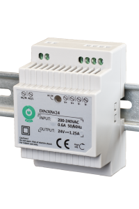 Zasilacz DIN 24V/1.25A, plastic